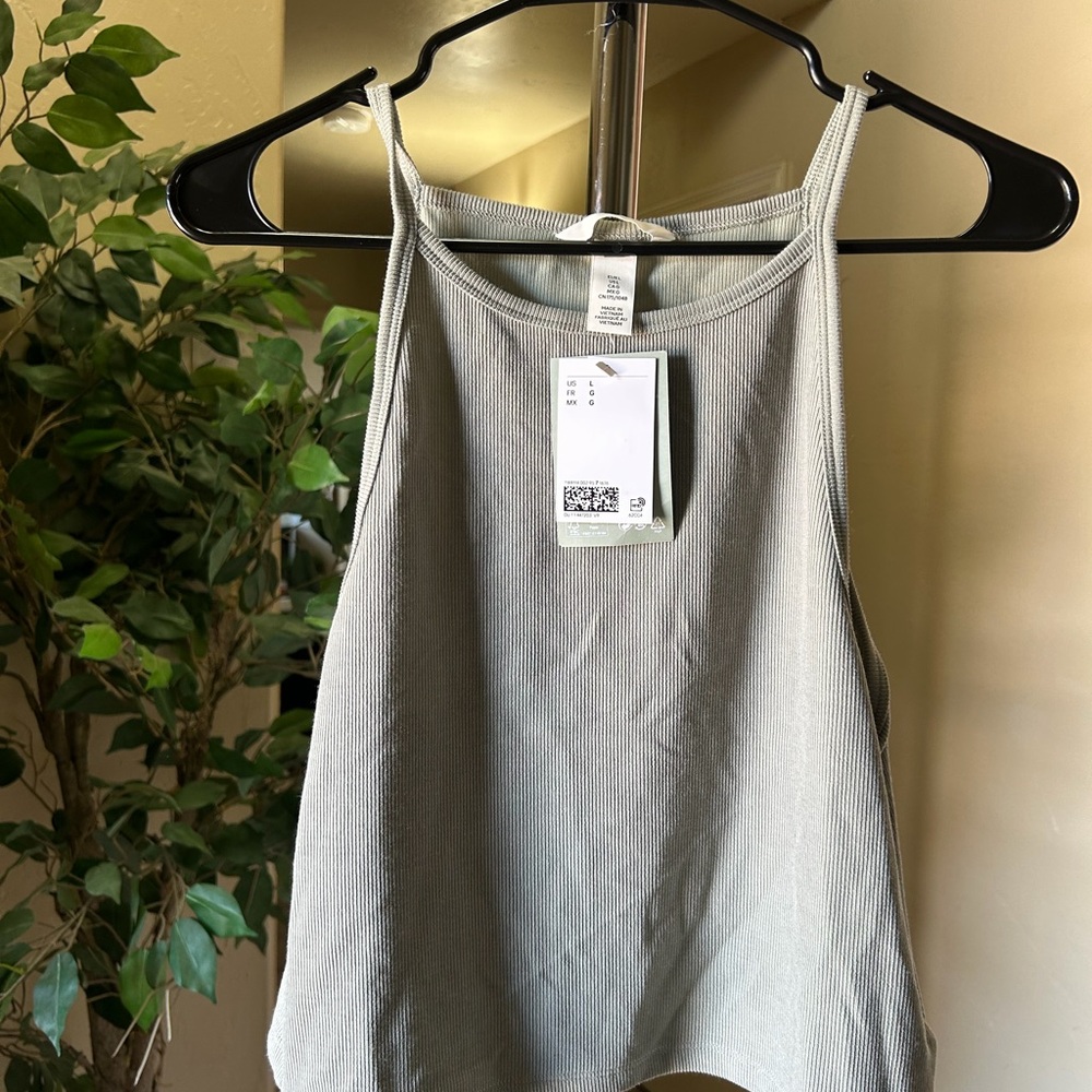 Women's olive green Tank Top